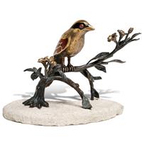 Brass Magpie Sculpture (Sh41-080716)